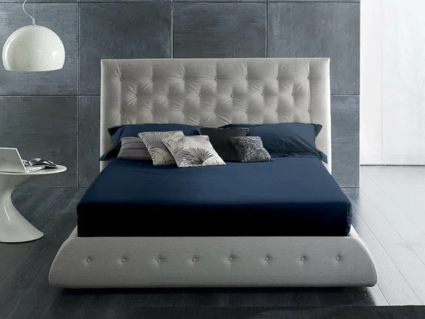 Простыня Primavelle на резинке Satin Luxe (темно-синяя) 460