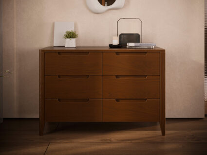 Комод Rivi Ruby 6 Орех светлый 1555