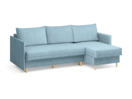 Диван Сонум Rain угловой Эвита Голубой 985