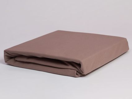Простыня German Grass Jersey Taupe Grass на резинке 463