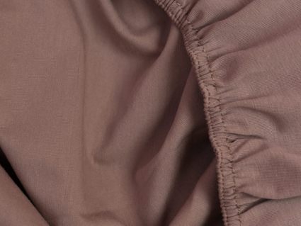 Простыня German Grass Jersey Taupe Grass на резинке 463