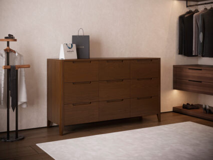 Комод Rivi Ruby 9 Дымчатый темный дуб 1554