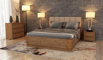 Кровать Серые Орматек Wood Home 2 с подъемным механизмом